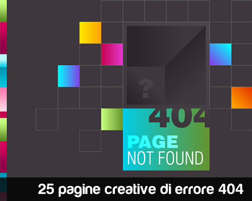 25 pagine creative di errore 404